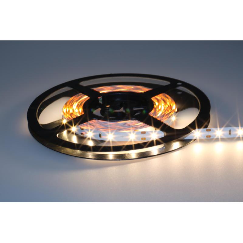 LED pás 6W, 12V, 60pcs/m - 3014 SMD, teplá biela, IP20, šírka 8mm