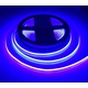 LED pás, COB, 480pcs/m, 9W, IP20, BLUE, 24V, šírka 8mm