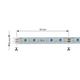 LED pás 6W, 24V, 120pcs/m - 2216 SMD, studená biela, IP20, šírka 8mm