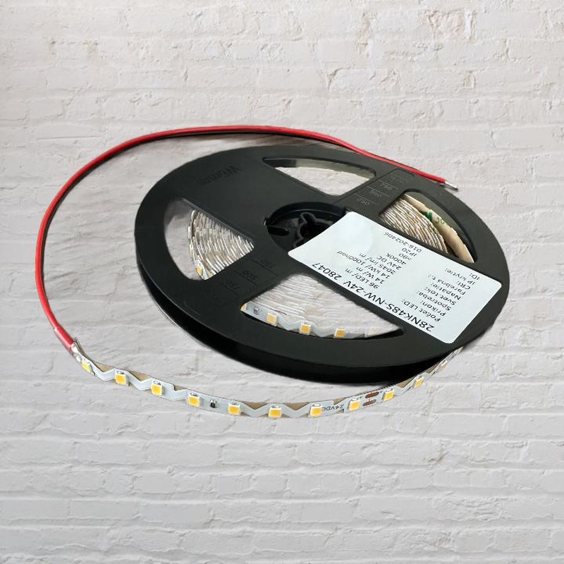 LED pás 14,W, 24V, 96pcs/m, 2835 SMD, studená biela, IP20, S-ohybný  6mm