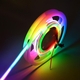 digitálny COB RGB LED pás + ovládanie,12W/m, 24VDC, 5m, 630LED/m