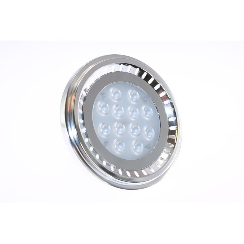 LED žiarovka 12,5W, GU10, AR111, 230V, studená biela