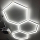 Garážové LED svietidlo 4,76m x 2,06m, 6500K, 296W, 230VAC,
