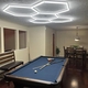 Garážové LED svietidlo 4,76m x 2,06m, 6500K, 296W, 230VAC,