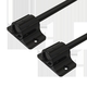 Čierny dverový senzor pre LED 17mm -2DOOR