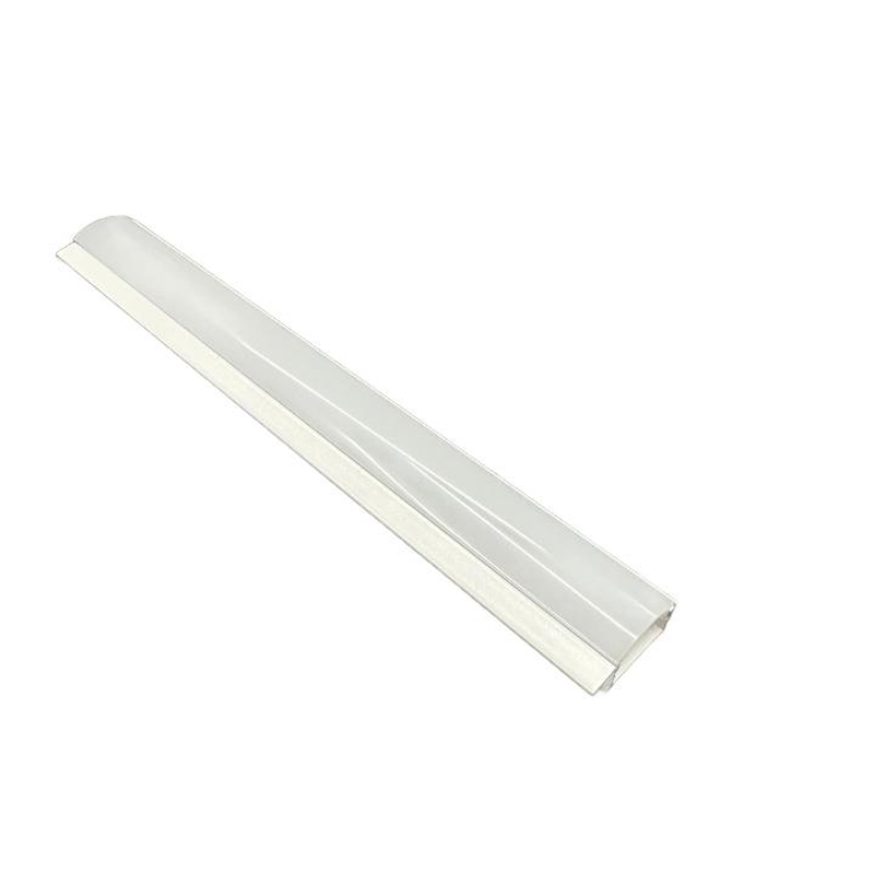 Zápustný hliníkový biely profil XW49, 19,6mm x 8,4mm
