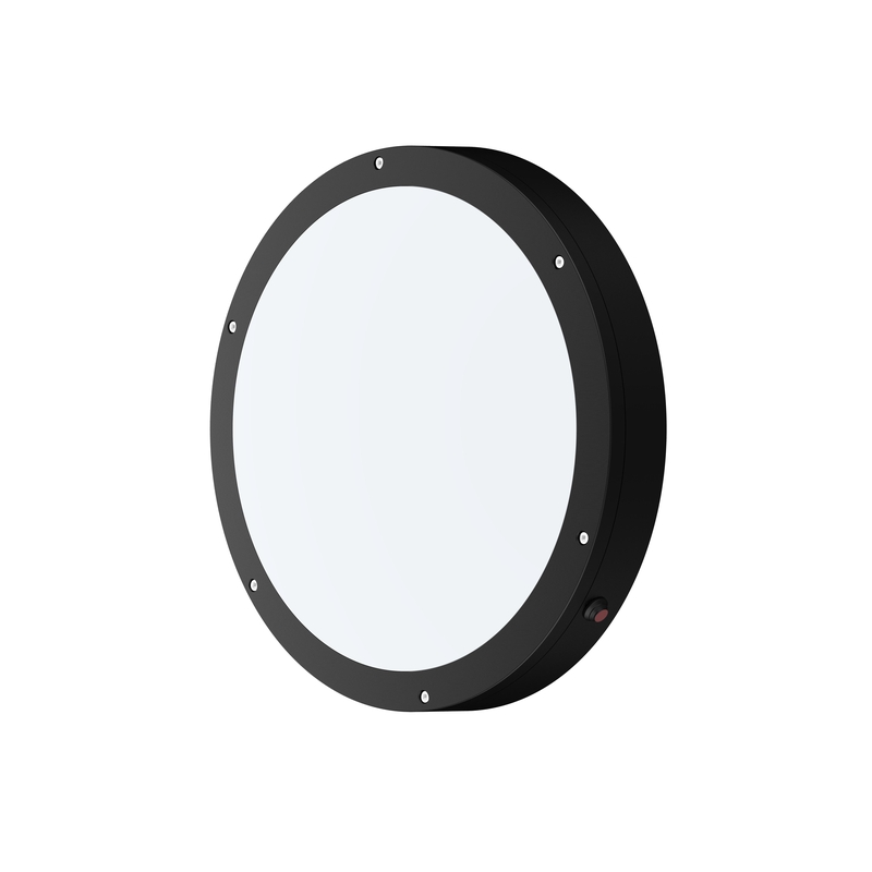 LED svietidlo stropné BH-ROUND čierne, 12W, CCT, 230V, IP54